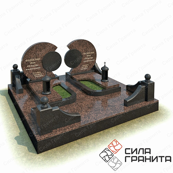 Двойной комплекс на могилу - 63