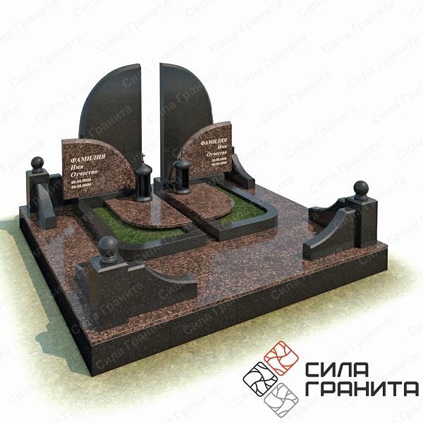 Двойной комплекс на могилу - 62